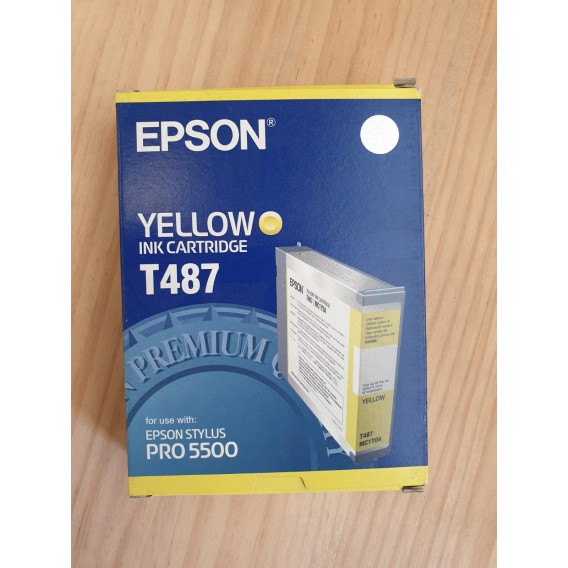 Cartucho de tinta Epson T487 - color amarillo