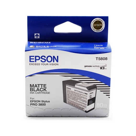 Cartucho de tinta Epson T5808 - negro mate